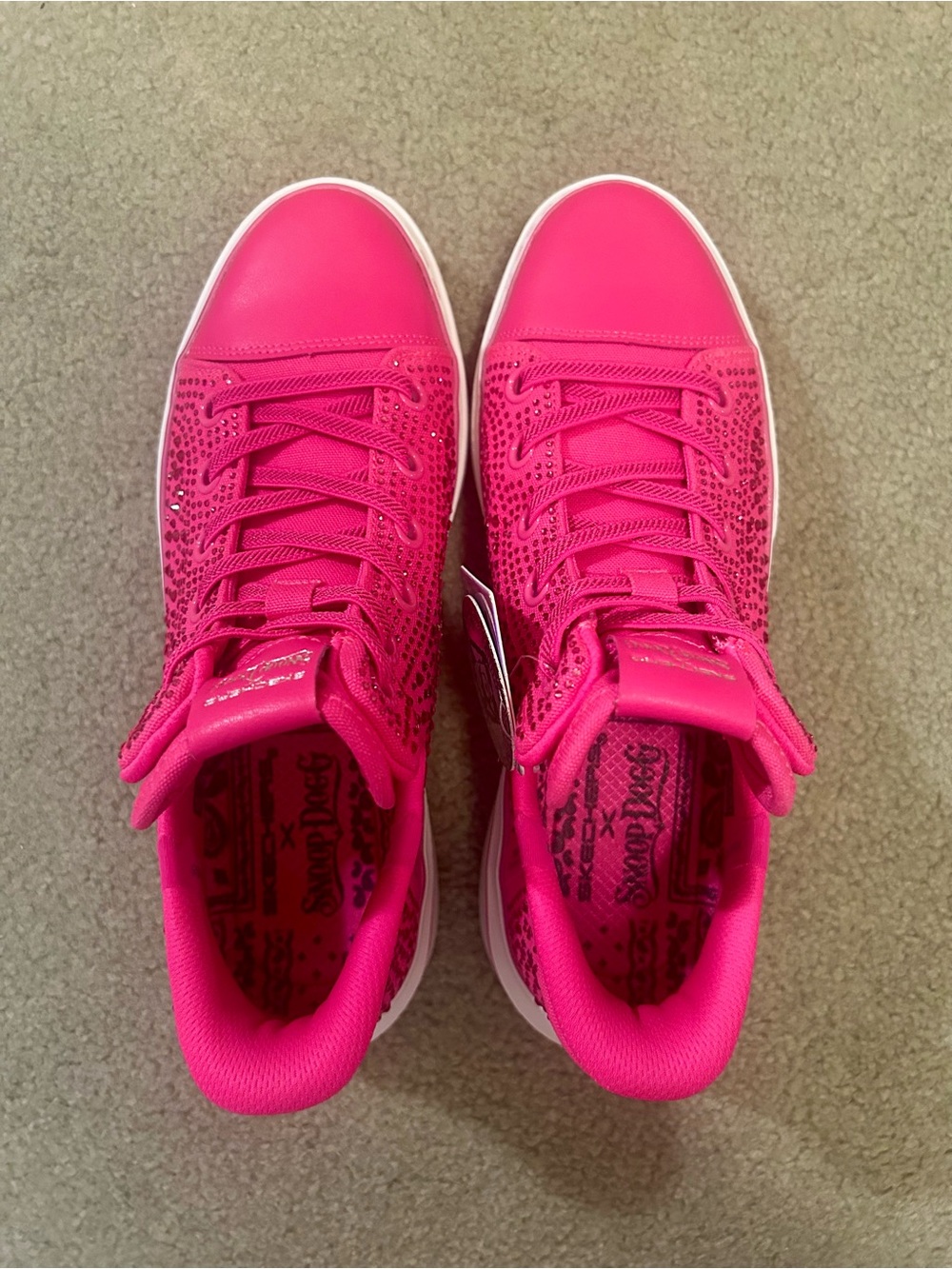 Skechers x Snoop Dogg Women’s Slip-Ins: Snoop One-Rhine-Stoned *Pink* - Picture 2 of 8